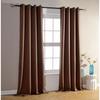 Set of 2 Iced Brown Blackout Curtains 140 X 260 Cm