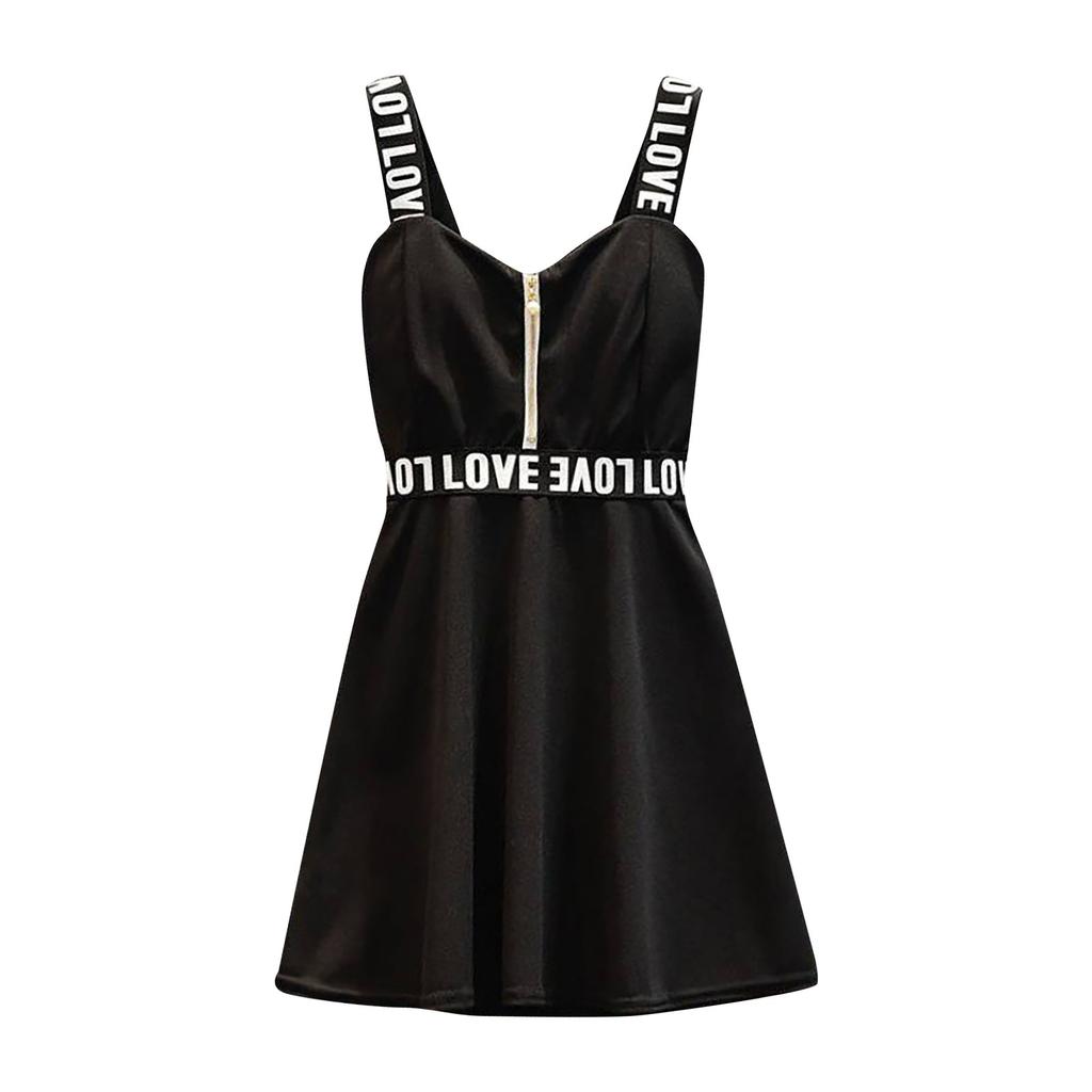 Womens Spring Summer Dresses V-Neck High Waist Ruffle Dress Fashion Casual Beach Dresses Set