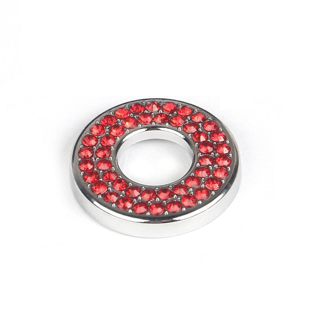 4 Pack Bling Car Inner Door Lock Covers Trim Pull Rod Bolt Stickers Car Interior Bling Rhinestone Decals for C200L