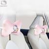 Подушка для шеи в машину Hello Kitty Мультяшная подушка-подголовник для автомобиля Автоаксессуары Салон Женская Кавайная Подушка на сиденье