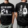 РАСПРОДАЖА Залезай, неудачник, мы едем на дачу Нагретое соперничество Футболка Одежда для мужчин в стиле Харадзюку Большие футболки для мужчин Обычные топы