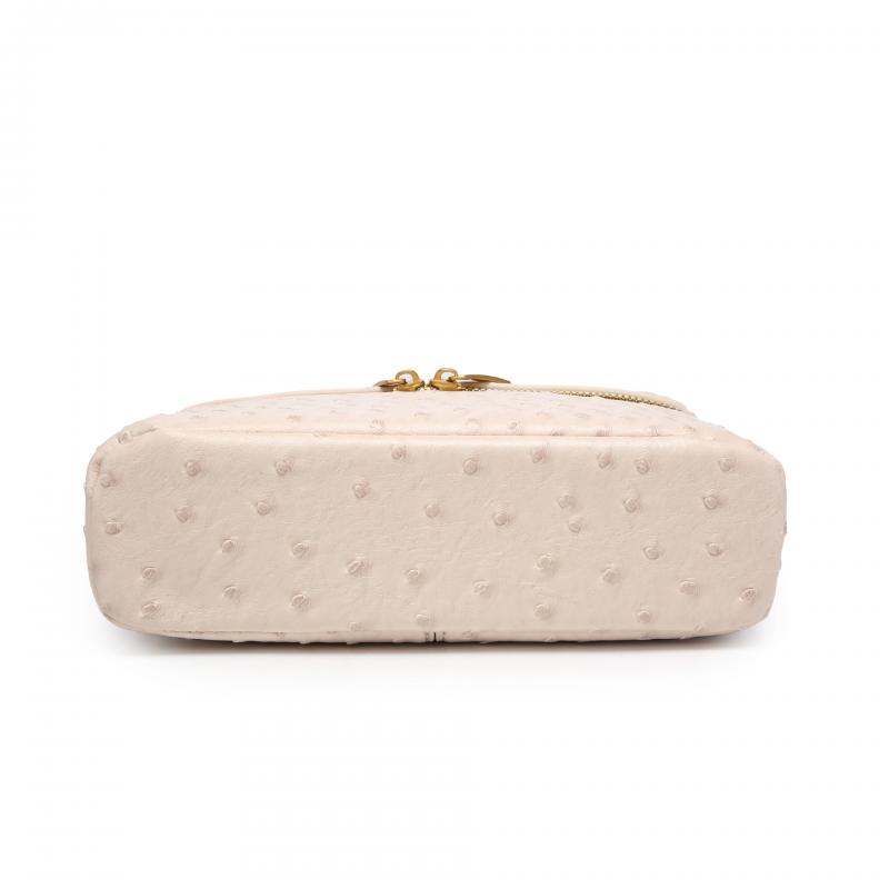 Тканая сумка через плечо с узором страуса, мягкая ПУ-сумка, сумка-кроссбоди, универсальная повседневная сумка для ланча 23*6,5*14 см