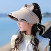 Детская шляпа UPF50 + Летняя защита от УФ-лучей Солнцезащитная шляпа для мальчиков и девочек Для путешествий на открытом воздухе Шляпа от солнца с открытым верхом 1129