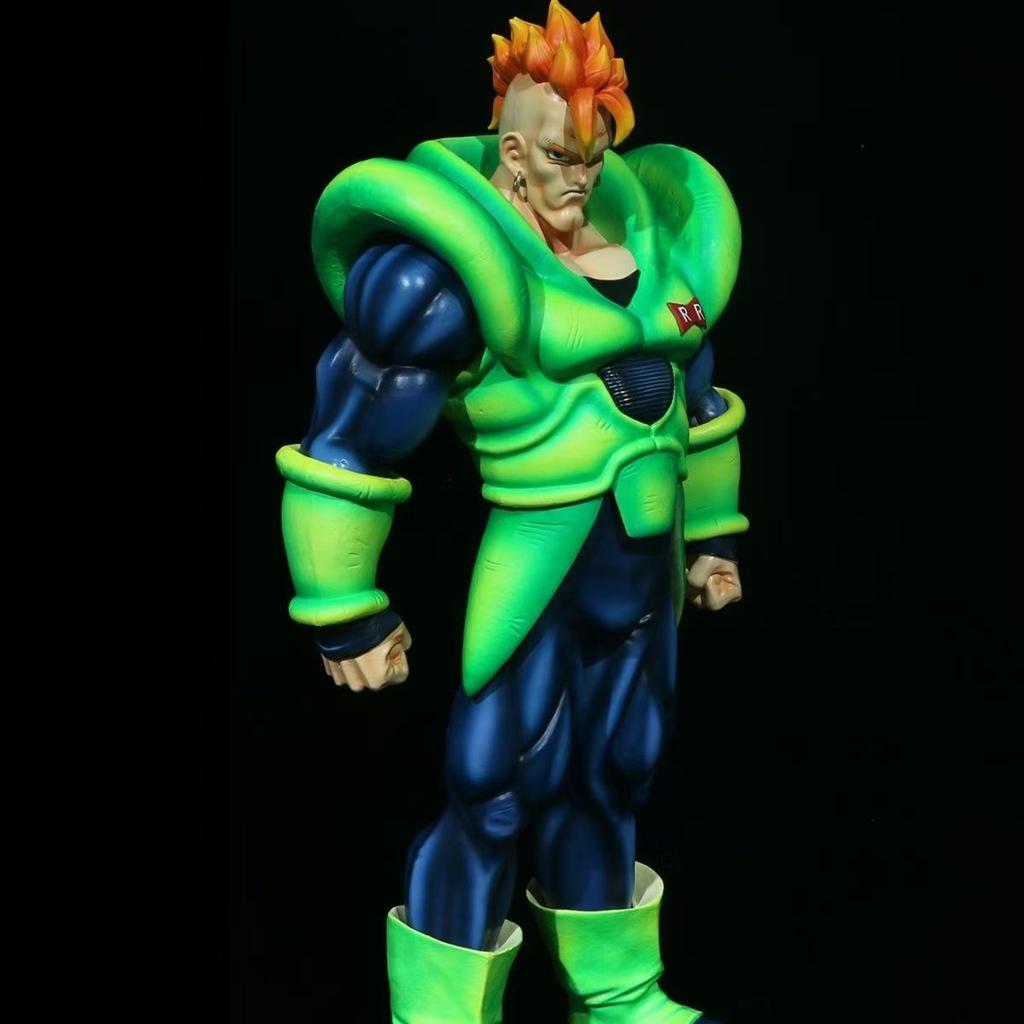 Студия Shengchuang Dragon BallZ Супер Злодей Андроид 16 SSj3 Гоку 16,14 дюйма / 41 см Движущаяся ПВХ Фигурка Любимые Фигурки горячие игрушки Подарки