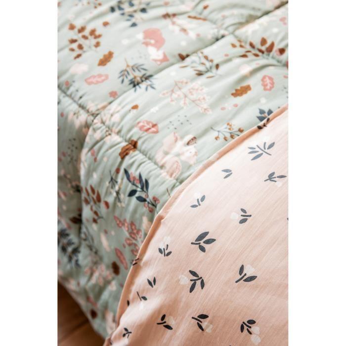 Couette imprimée - Tamia - 220 x 240 cm - 100% Coton - Lavable à 30° C - Oeko-Tex®