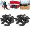 40 Pcs 17mm Side Release Buckles Plastic Flat Buckles Durable Mini Buckles  Pet Belt