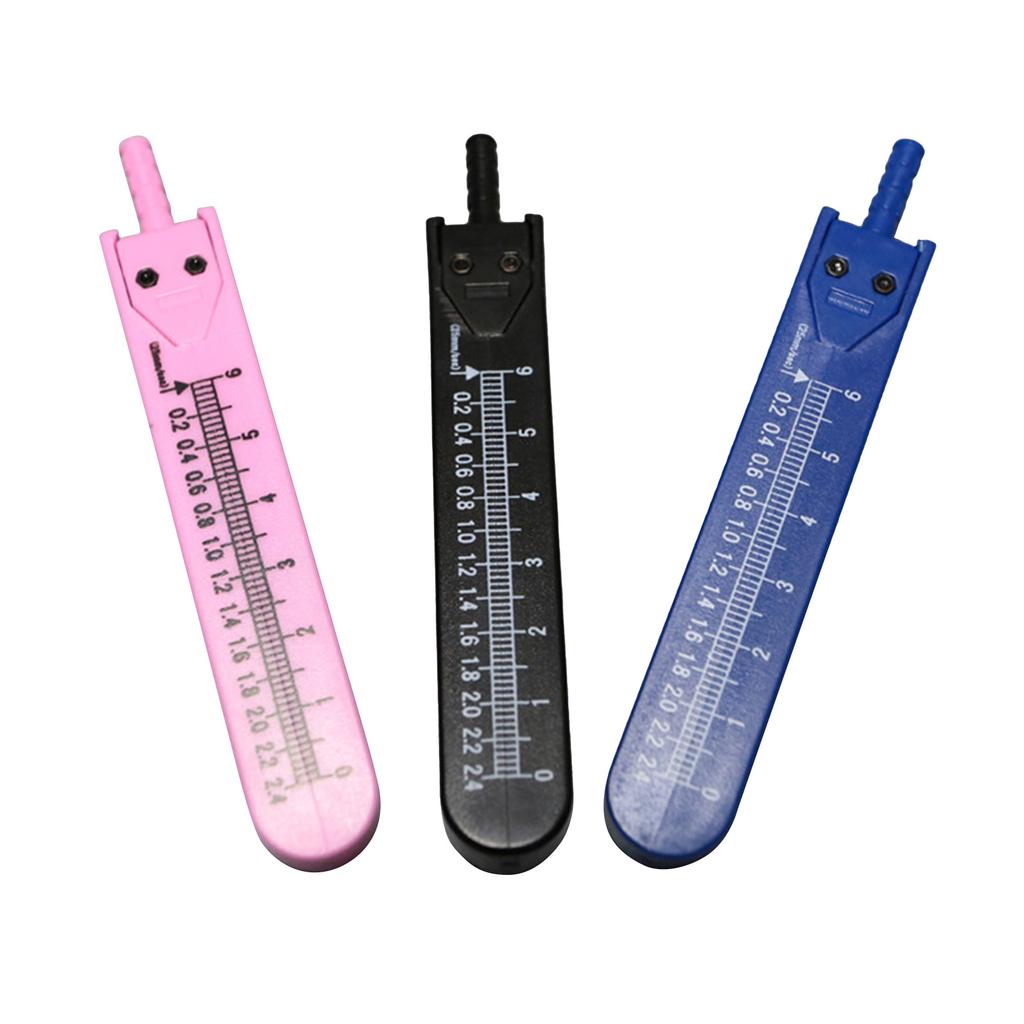 Electrocardiogram Drafting Divider EKG Calipers 0?2.4in Ruler Drafting Divider for Nursing ECG Calipers Black/Blue/Pink