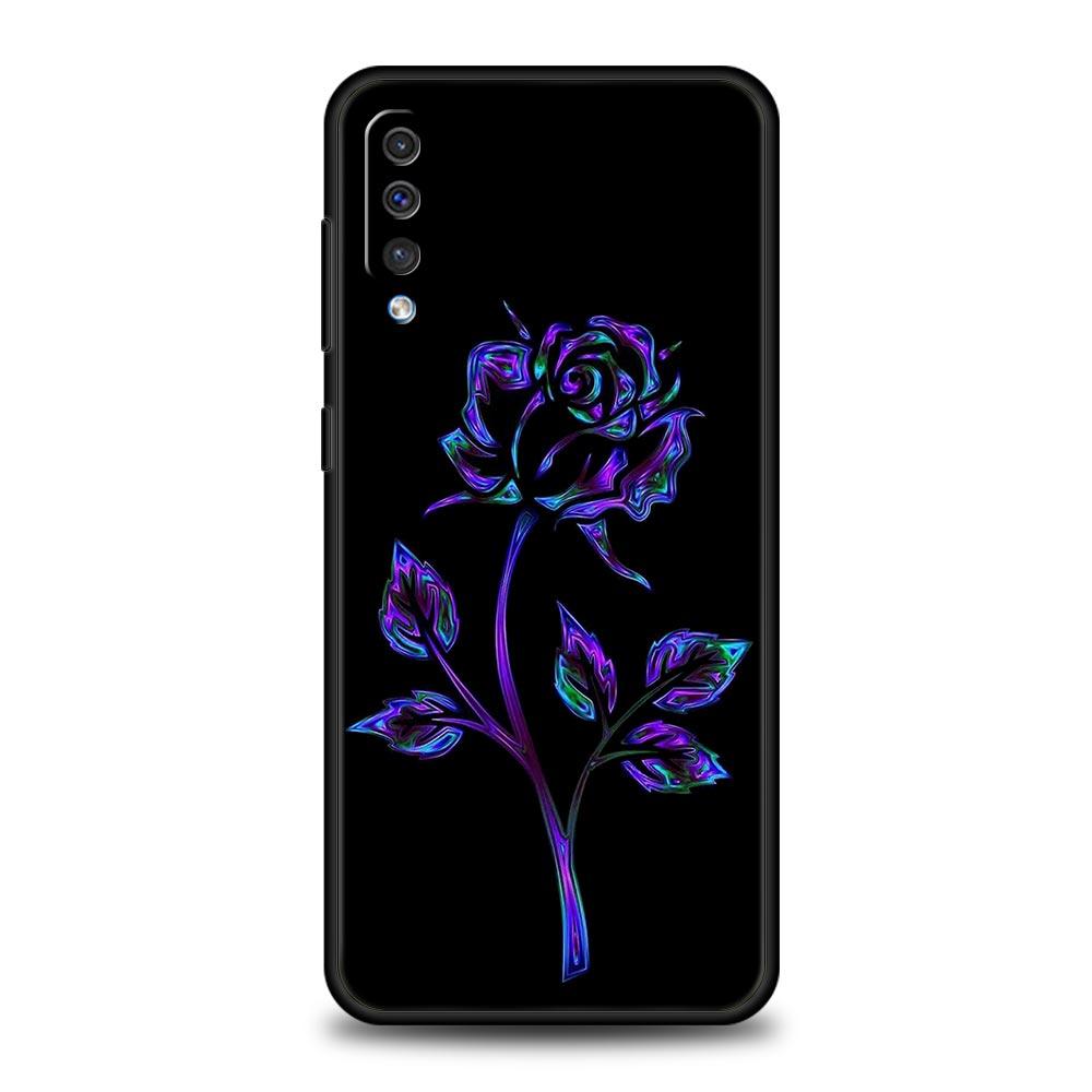 Красивый чехол для телефона с цветком розы для Samsung Galaxy A52 5G A12 A70 A50 A40 A20s A30 A10s A20e A10 A22 A72 A32 A02 A42 A04S