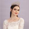 Туаньмин Свадебные головные уборы Европейские и американские Большая хрустальная корона Ободок Свадебные Свадебные Конкурс красоты Подиум Корона Аксессуары