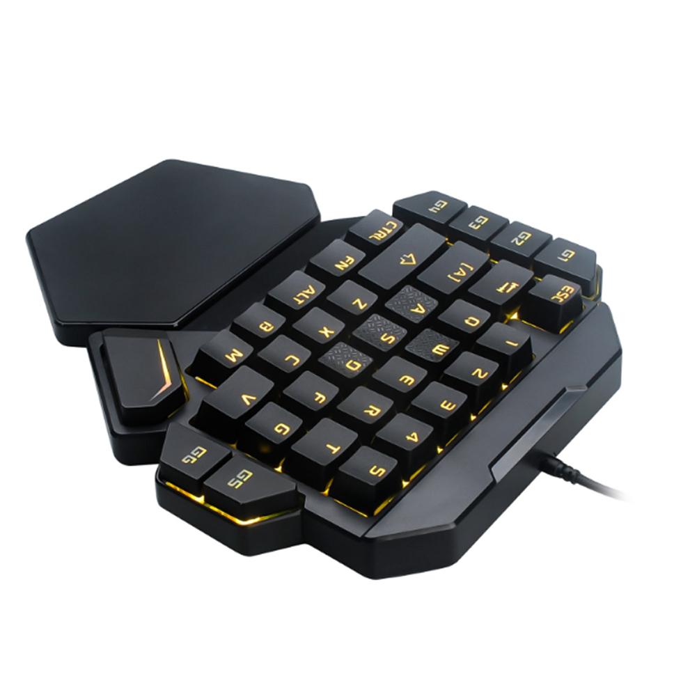 Клавиатура для управления одной рукой с RGB-подсветкой и функцией макроопределения