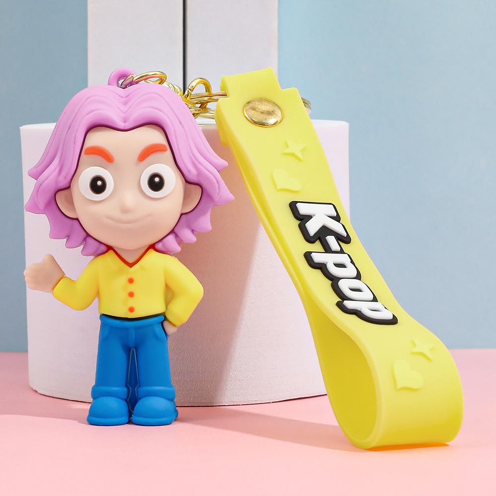 Аниме фильм Kpop Охотники на демонов Девушки Дерпи Брелоки Кукла Милый Тигр Экшн Модель Игрушка Коллекция Подарки