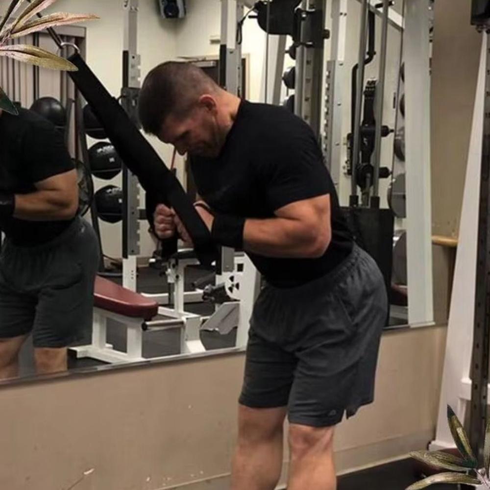 Многофункциональная фитнес-трицепсовая веревка, нескользящая трицепсовая веревка для тяги вниз для тренировок в тренажерном зале