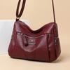 Ретро-сумка для мамы, модная женская сумка через плечо, роскошная мягкая кожаная женская сумка через плечо