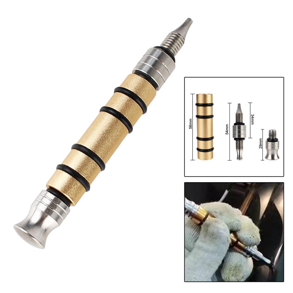 Автомобильные аксессуары инструмент для ремонта вмятин на листовом металле инструмент для ремонта вмятин на автомобиле подъемный инструмент из титанового сплава неокрашенный перо-ручка молоток набор с магнитом