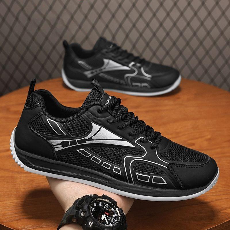 Модные Легкие Весенне-Осенние Зеленые Мужские Повседневные Кроссовки Уличная Обувь по Акции Удобные Прыжковые Широкие Спортивные Зальные Кроссовки для Мужчин