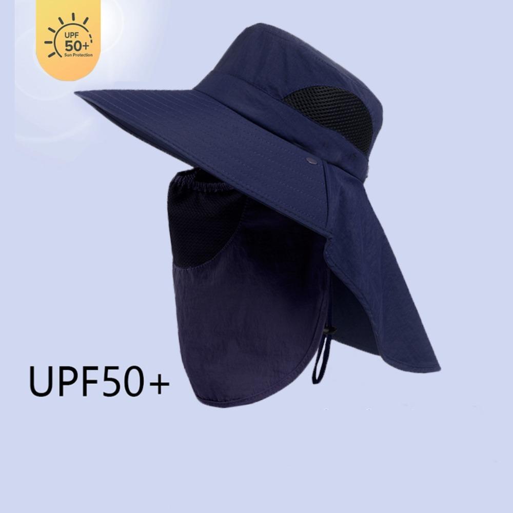 Caps Mask Set Fisherman Hat Sunscreen Sun Hat Durable Bucket Hat Outdoor