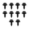Dickno 10pcs Car Fender Liner Screw Bolts Auto Bumper Mud Flaps Wheel Well Screw