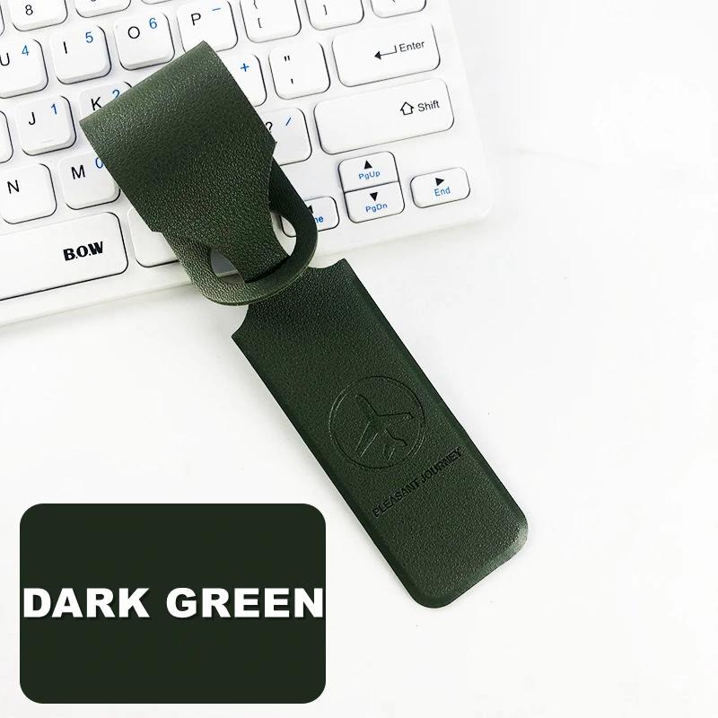 1PC PU Leather Luggage Tag Creative Baggage Suitcase Identifier ID Addres Holder Boarding Tags Portable Label Travel Accessories
