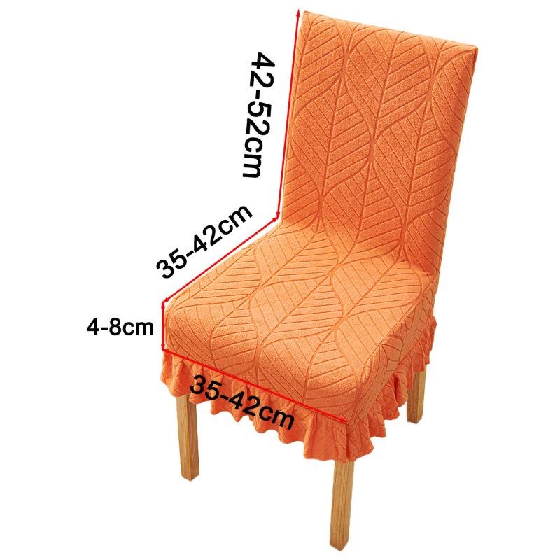 2025 Чехол на стул с юбкой - Высокоэластичный универсальный чехол для домашнего обеденного стула