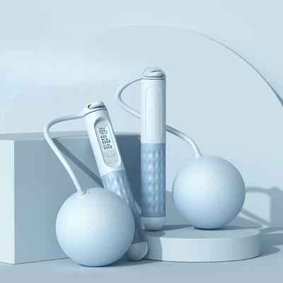 Скакалка Интеллектуальная беспроводная счетная несущая стальная проволочная веревка Студенческие спортивные товары Скакалка для домашнего фитнеса с большим мячом.