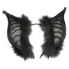 Bat Ears Headbands Teens Anime Cosplay Hairband Women Faux Furs Plush Hair Hoop for Cosplay and Themed Parties