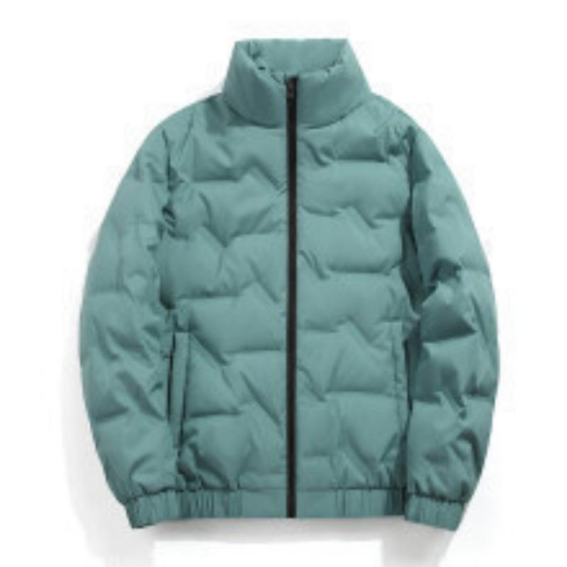Зимняя новая куртка-пуховик с воротником-стойкой, легкая белая куртка-пуховик для мужчин, теплая и холодная повседневная куртка для пар