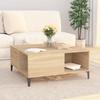 VidaXL Coffee Table Sonoma Oak 80x80x36.5 Cm Engineered Wood 821103