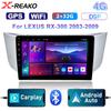 X-REAKO 2 Din 9-inch Android Car Radio Radio for LEXUS RX-300 2003-2009 Carplay 8Core SWC GPS FM QLED WIFI+4G 2+32G Car Multimedia Player
