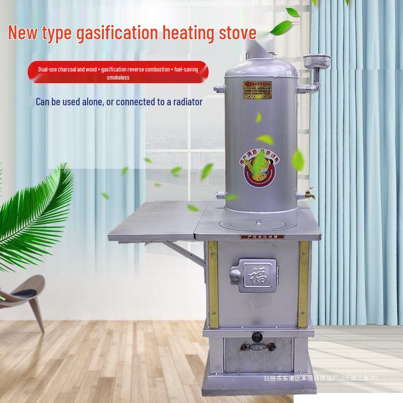 Многофункциональная деревенская отопительная печь Leide Zhu с радиатором, работает на угле и древесном угле для зимнего отопления.
