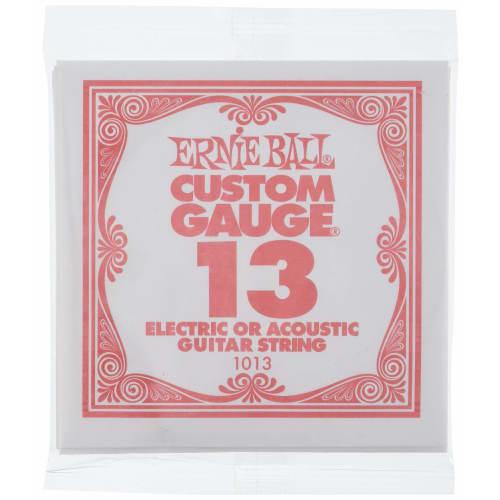 [Authentic] Ernie Ball 13 Gauge Single Strings, Set of 6, #1013