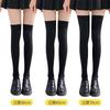 Гольфы женские летние тонкие бархатные чулки черные чулки носки JK средней длины высокие до бедра женские