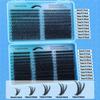 640Pcs 8-16mm Length Fake Eyelash Wispy Style DIY Lash Extension Kit 3D Faux Mink Lash  Easy Removal