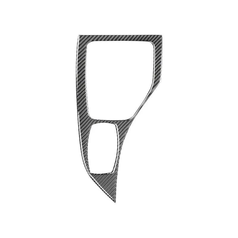 For BMW E84 X1 2011-2015 Car Gear Panel Decoration Cover Trim Sticker Auto Accessories Real Carbon Fiber