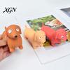 Dachshund Squeeze Toy Mini Stress Relief Simulated Dog Fidget Sensory Gadget Soft Stretchy Animal Shape Home Office Desk