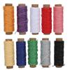 10 Colors 150D Wax Thread 50 Meters Waxed String Cord Diy Hand Stitched Accessories