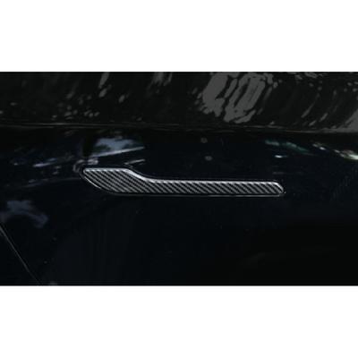 Накладка-рамка на ручку двери из углеродного волокна, отделка для Tesla Model 3 2018- 4 шт.