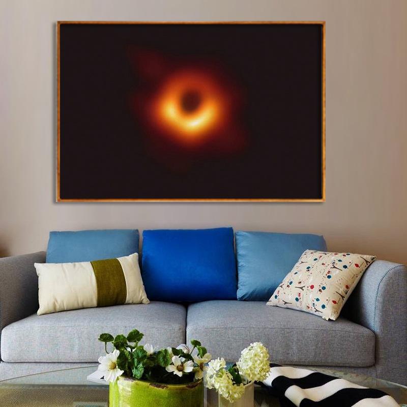 Черная дыра звезда украшение дома холст картина гостиная современные абстрактные картины настенное искусство холст Cuadros Decoracion салон