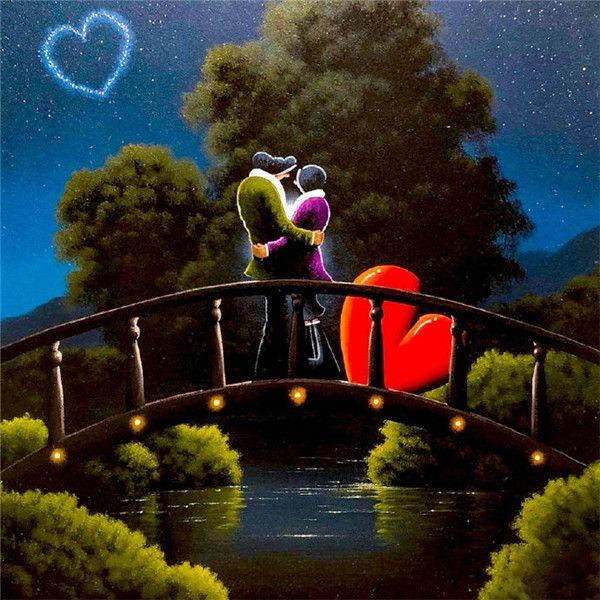 RUOPOTY Цифровая картина «сделай сам» Любовник Рисунок Картина Настенное искусство на холсте Цифровая ручная роспись Гостиная