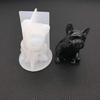 Handmade Molds French Bulldog Shape Silicone Chocolate Crystal Epoxy Mould Dessert Decor Baking Accessories Small Tools Supplies