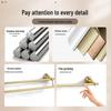 Gold Chrome Plated American Style Towel Rack Set - Retro Bathroom Accessories