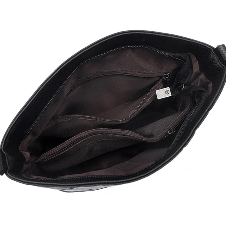 Women's Soft Leather Shoulder Bag Crossbody Messenger Bags Retro Feminine Bags Luxury Designer Bags