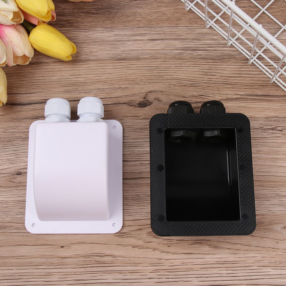 Кабельный ввод для автодома, двойной/одинарный порт, кабельная коробка для крыши автофургона, корпус клеммной колодки солнечной панели