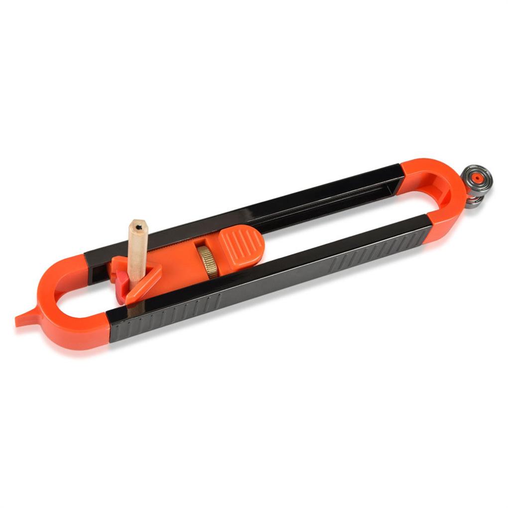 ABS Profile Scribing Ruler Irregular Portable Gauge Shape Measuring Woodworking Profiler Attachments Essentials