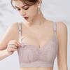 Тонкий вышитый бюстгальтер для беременных 'Лотос' Прохладный дышащий антибактериальный кружевной бюстгальтер для кормления