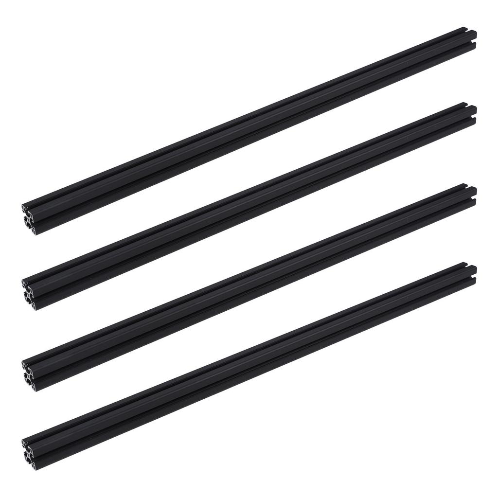 4Pcs Aluminum Extrusion Profile 4040 T Slot European Standard Anodized Linear Rail 3D Printer Part