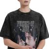 Pursuit Of Jade Zhu Yu Washed T-Shirt Mens Streetwear Cotton T Shirts Beach Round Neck Hipster Tees Simple Oversized Clothes