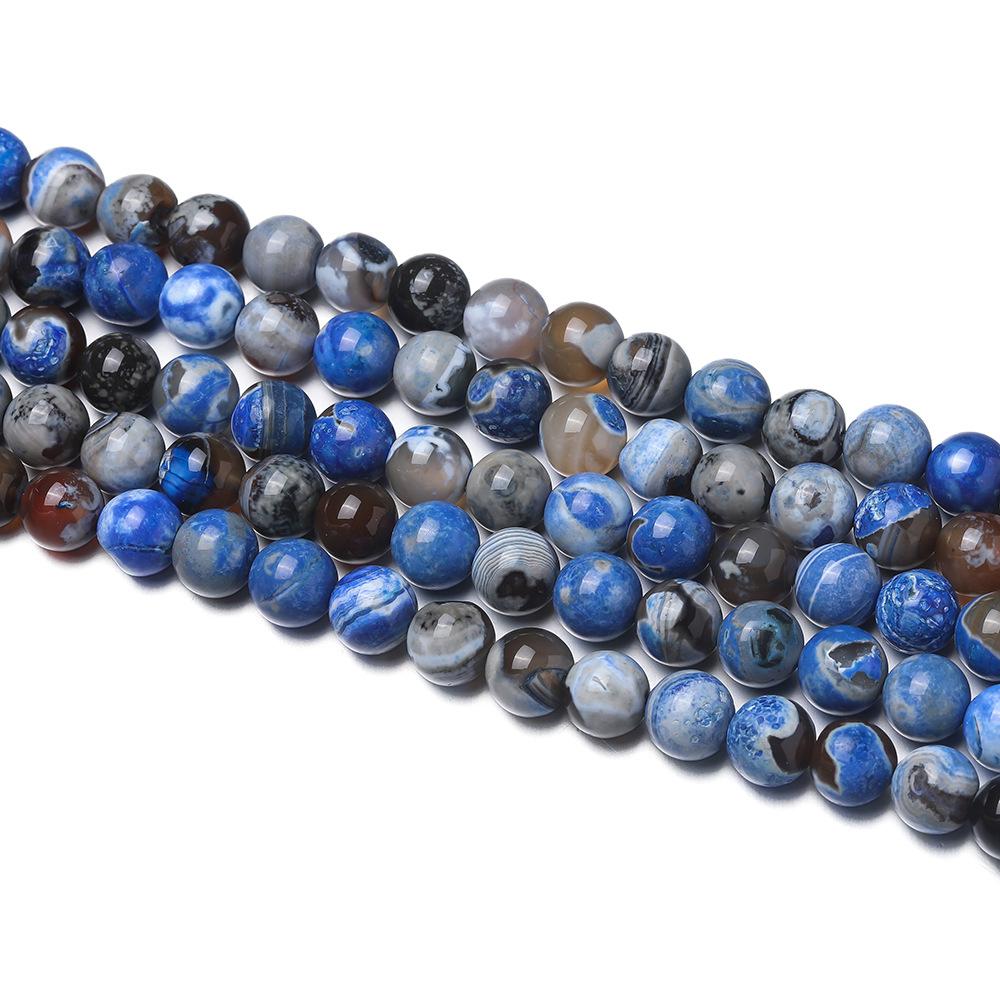 6/8/10 мм Натуральный камень Полуфабрикат Нанизанный