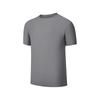 SS25 Urban Lifestyle Series Solid Color Minimalist Comfortable Short Sleeve T-Shirt Men Tops Lava-Gray SA2259ST04C-GR080