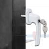 Secure Lockable Window Handle with Key & Screws Reliable Window Handle Set Key Locking Mechanism Simple Installation