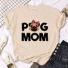 ZX Tee Pug Tshirt Women Anime T-shirts Female Japanese Clothes  Women Clothes T Shirt Women Kawaii Clothes